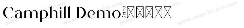 Camphill Demo字体转换